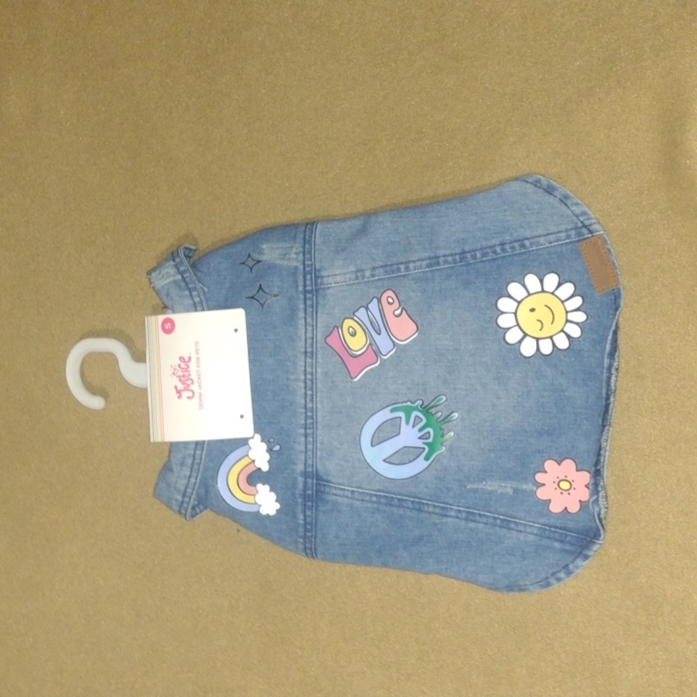 JUSTICE Denim Jacket For Pet